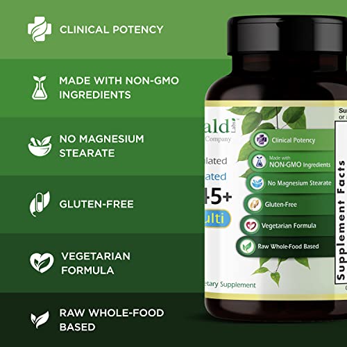 EMERALD LABS Men’s 45+ 1-Daily Multi, Gluten-Free, 30 Vegetable Capsules U72288