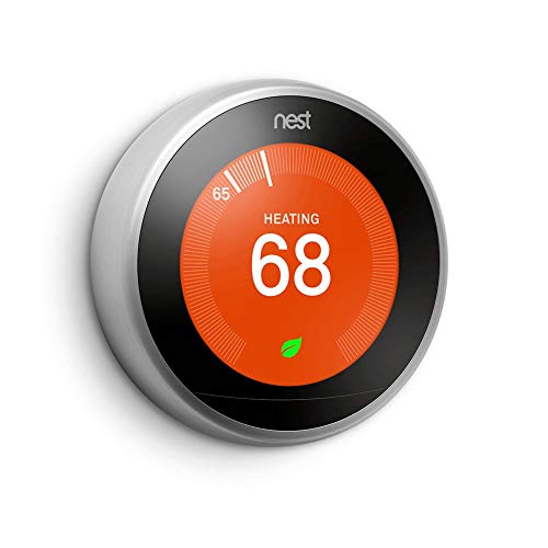 Google Nest Learning Thermostat 3rd Gen Smart Thermostat Works with Alexa O173