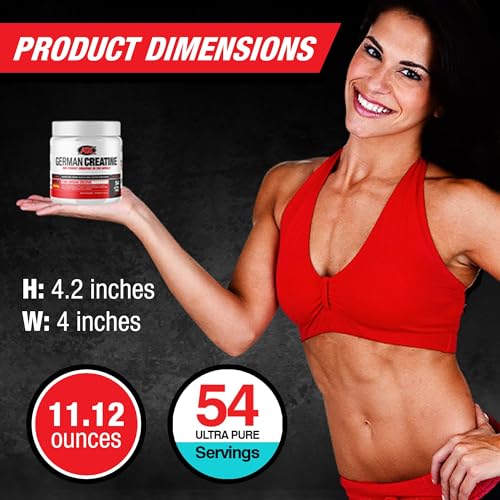 Pure Creapure Micronized Creatine Monohydrate Powder, 99.99% Purity, 270g I3650