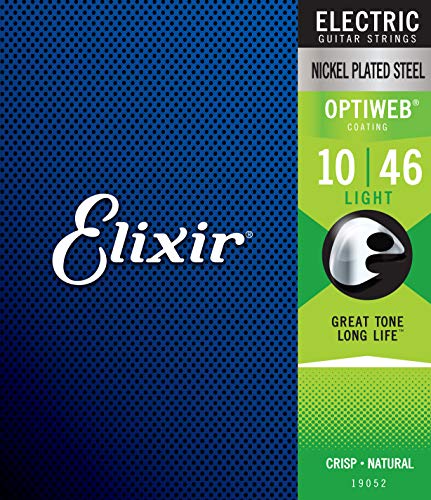 Elixir Electric Guitar Strings NANOWEB Light 10-46 6-String Set 3-Pack N647675