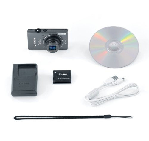Canon PowerShot ELPH 130 IS 16.0 MP Digital Camera with 8x Optical Zoom (Gray) R757