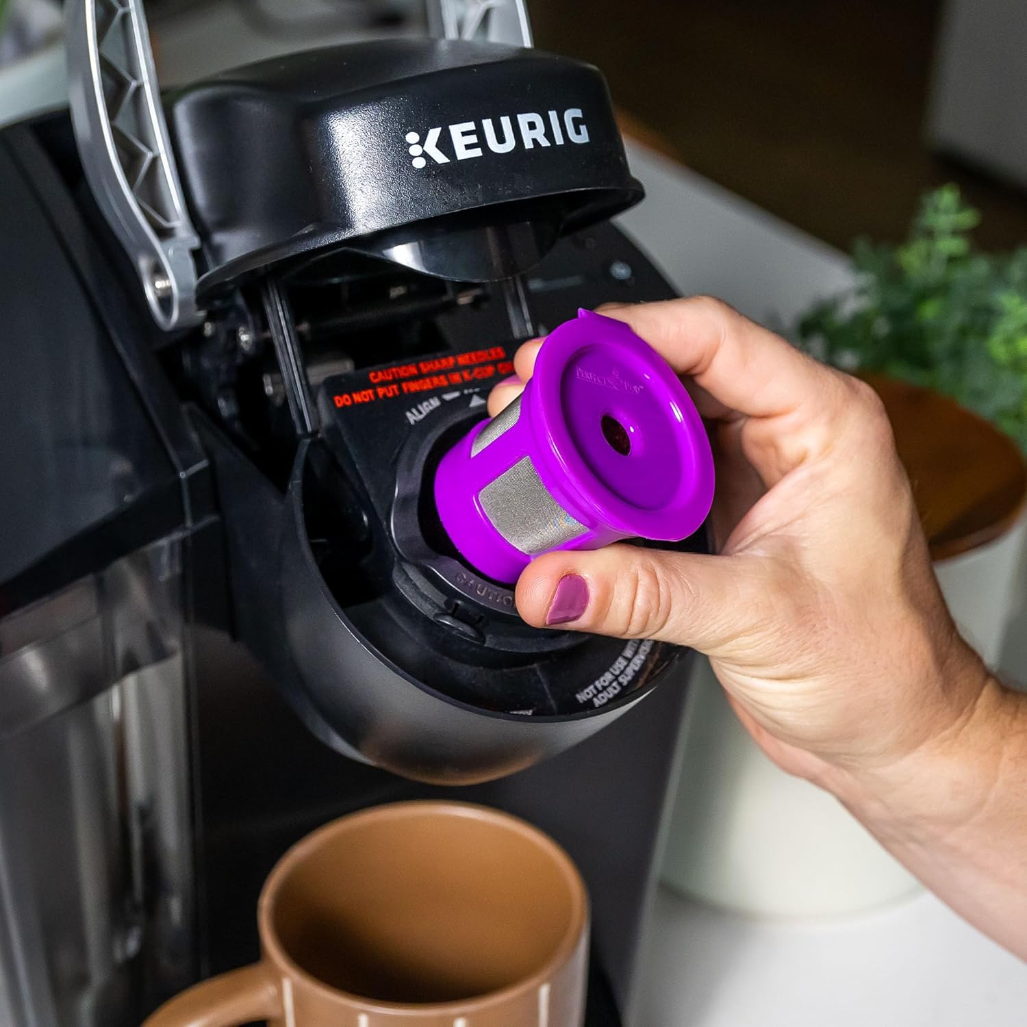 Perfect Pod Cafe Fill Value Pack Reusable K Cup Coffee Pod Filters with Scoop N699