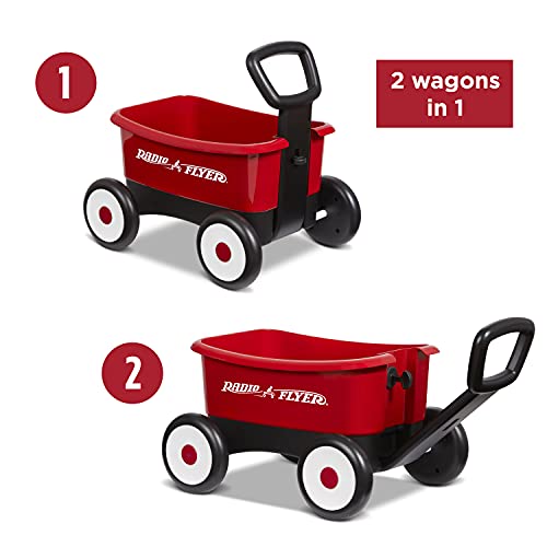 Radio Flyer My 1st Wagon 2-in-1 with Beach and Garden Tools, Red M544531