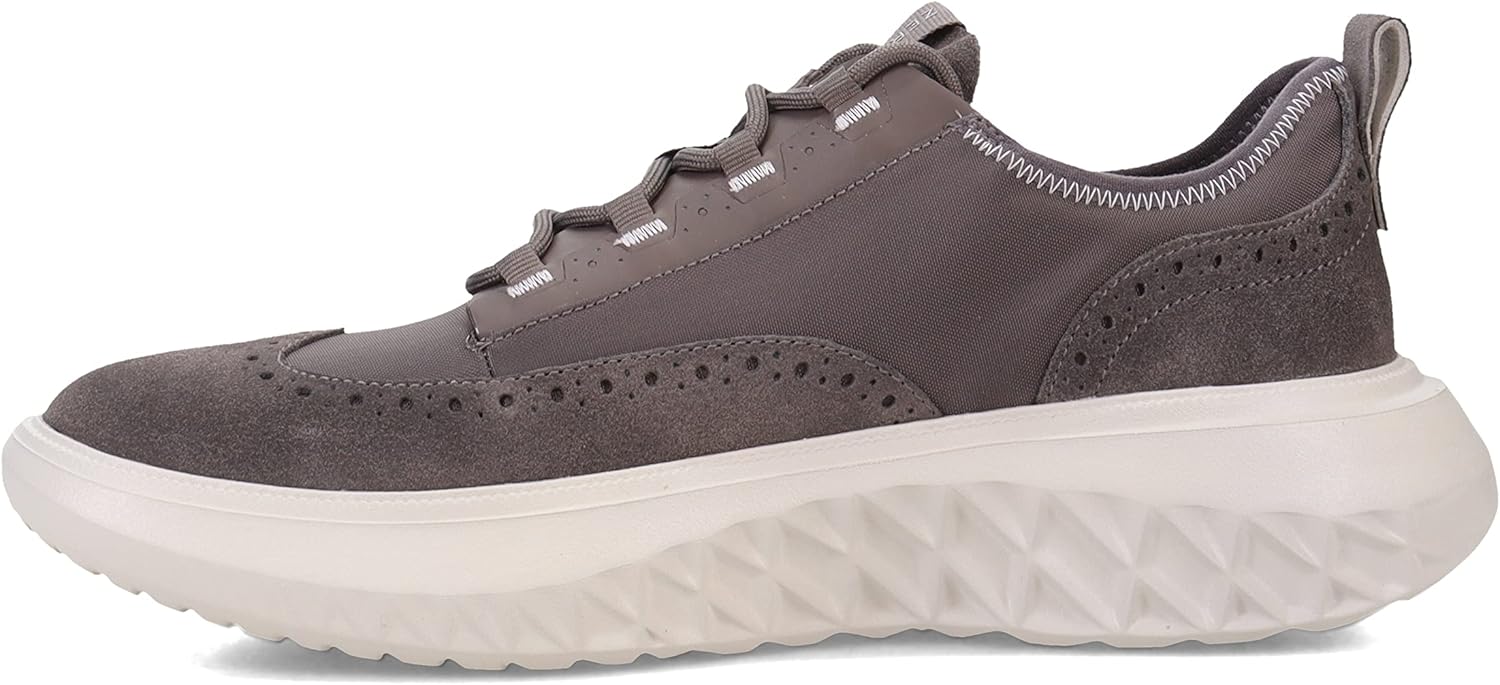 Cole Haan Zerogrand WFA Men’s Shoes – Leather Upper – Wingtip Toe Design – Grand 360 EVA Midsole – Pull Tabs Eiffel Tower/Harbormist 11 D - Medium