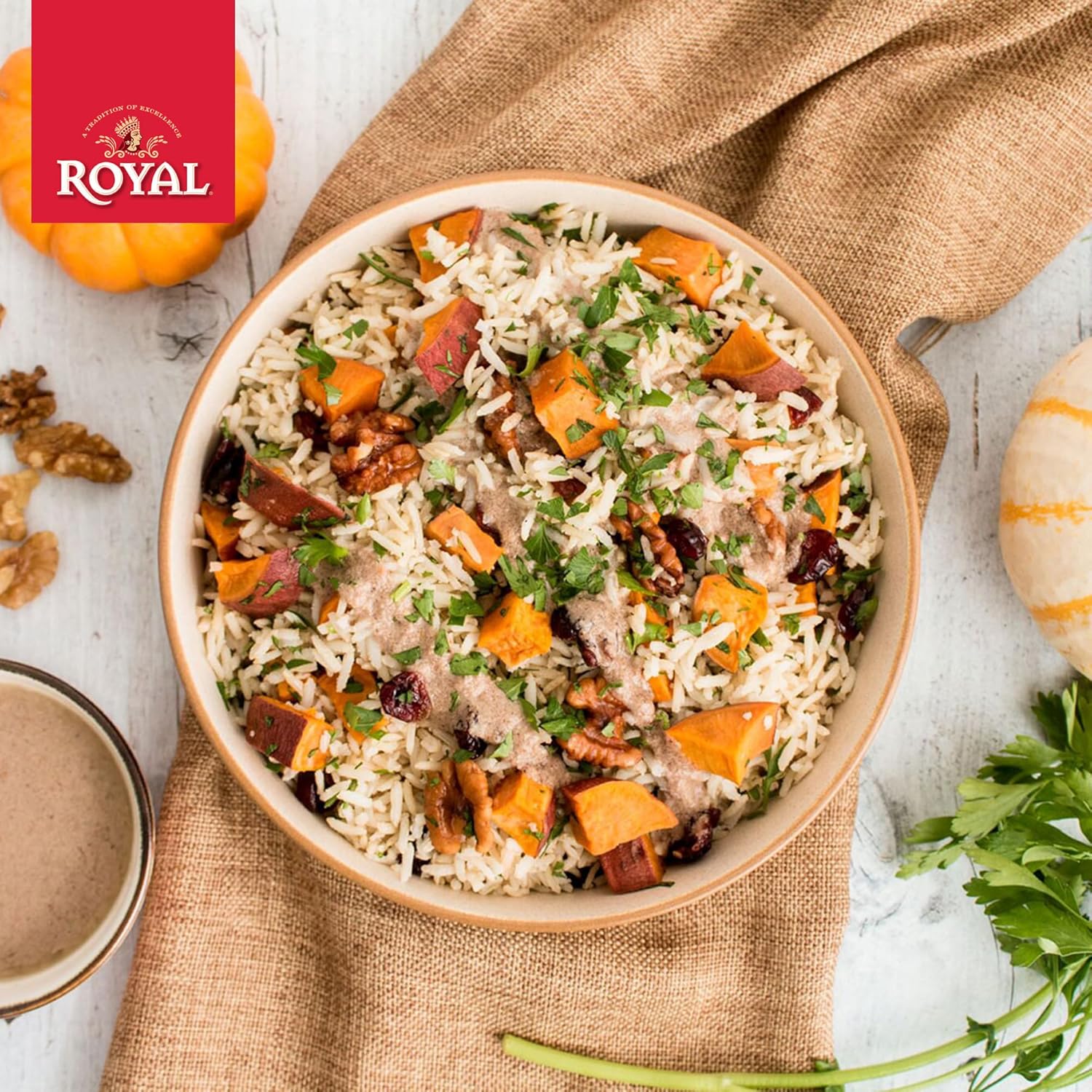 Authentic Royal Basmati Brown Rice Whole Grain, 10 Pounds I122846
