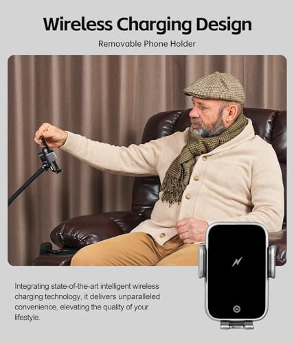 Dual Motor Power Lift Recliner Chair for Elderly with Heat and Massage, Grey L503633