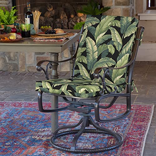 ARDEN Outdoor Dining Chair Cushion 20 x 20 in Weather-Proof Fade Resistant Sapphire Blue J523