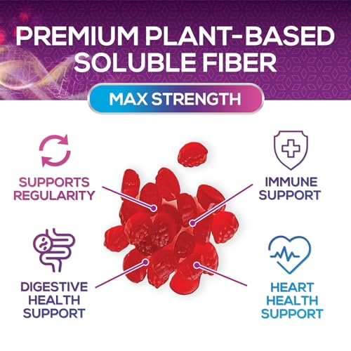 Fiber Gummies for Adults 4g, Prebiotic Supplement, Non-GMO - 120 Count M274684