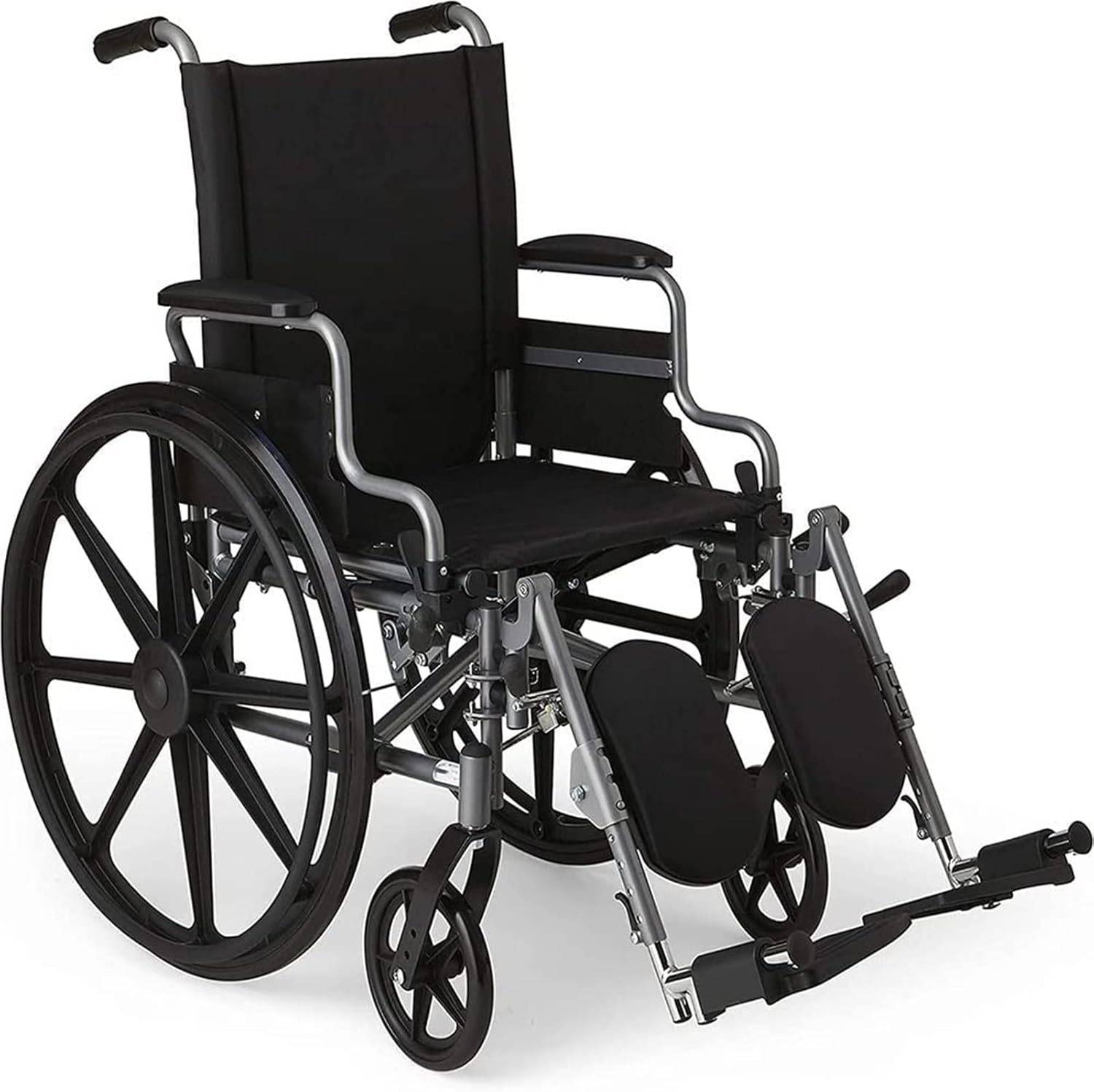 24 Inch Wheelchair Replacement Wheel, Solid Black Tire A247