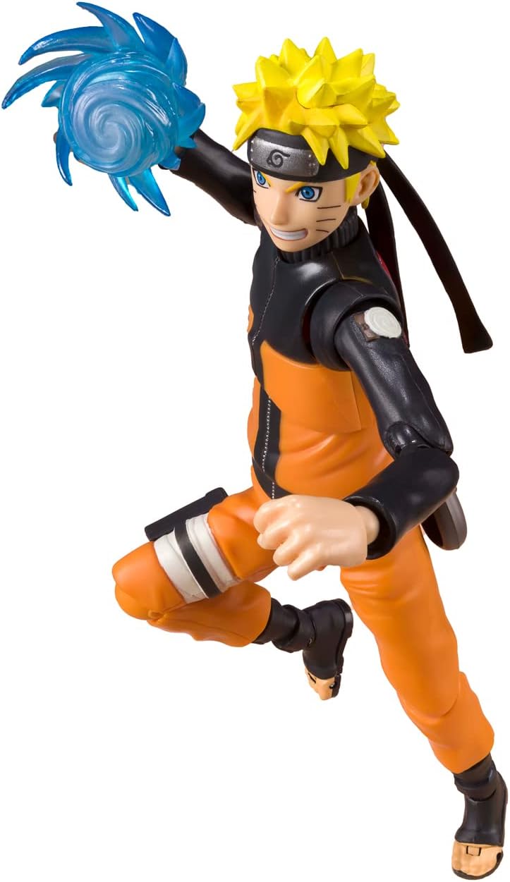 TAMASHII NATIONS - Naruto Shippuden - Naruto Uzumaki [Best Selection] (New Package Ver.), Bandai Spirits S.H.Figuarts Action Figure