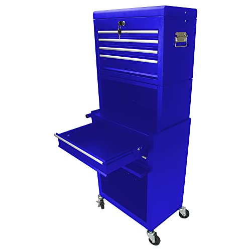 5-Drawer Rolling Tool Cart with Wheels, Black V51953