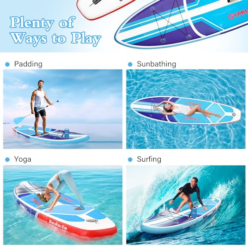 Inflatable Stand Up Paddle Board for Adults & Youth with Non-Slip Deck and Storage Bag M9527
