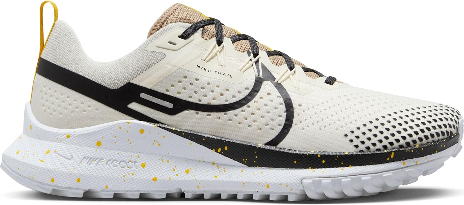 Nike Pegasus Trail 4 Men's Trail Running Shoes, Pale Ivory/Black, Size 8 K832005