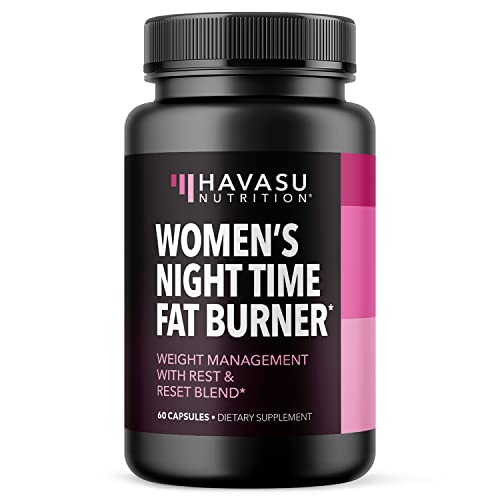 Night Time Fat Burner for Women | Weight Loss and Sleep Support Blend With Vitamin D | Metabolism Booster and Appetite Suppressant for Weight Loss | 2 Month Supply Weight Loss Pills for Women