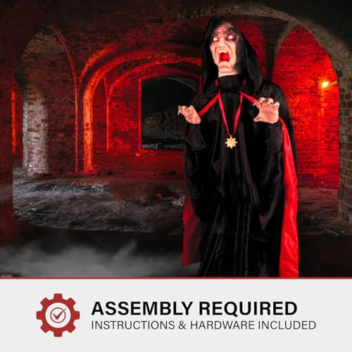Haunted Hill Farm 5.9 ft Animatronic Lurching Woman by Tekky S393