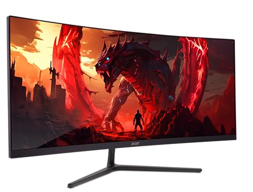 acer Nitro 31.5" FHD 1500R Curved Gaming Monitor, 240Hz, FreeSync Premium G82169