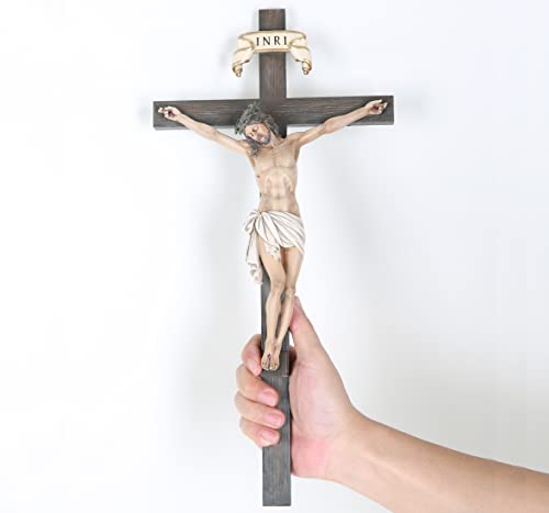 BC Catholic Crucifix Wall Cross 24" H Jesus Christ Indoor Home Decor Q2061
