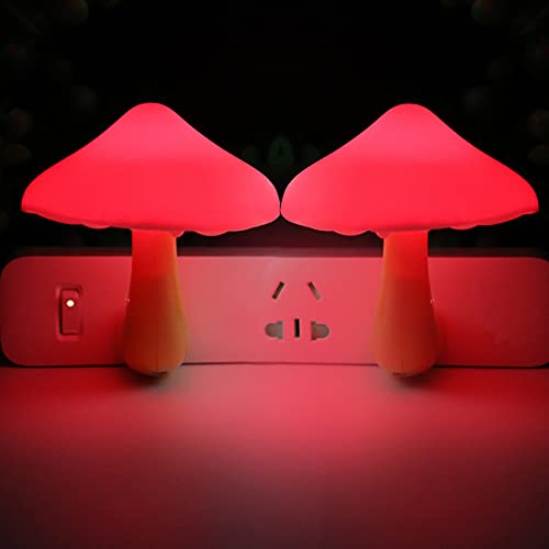 AUSAYE 4 Pack Plug in Mushroom LED Night Light for Bedroom R30736