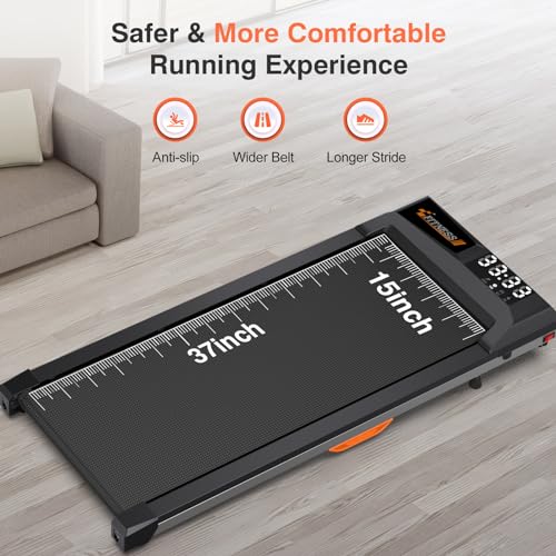 Walking Pad Under Desk Treadmill 2 in 1 Portable with Remote Control, 330lbs B560