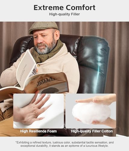 Dual Motor Power Lift Recliner Chair for Elderly with Heat and Massage, Grey L503633