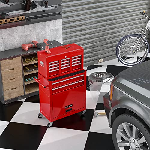5-Drawer Rolling Tool Cart with Wheels, Black V51953