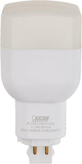 Feit Electric PL26E/V/841/LED LED PL Vertical Recessed, 800 lm, 26W Equivalent, GX24Q-3 Base, 4100k