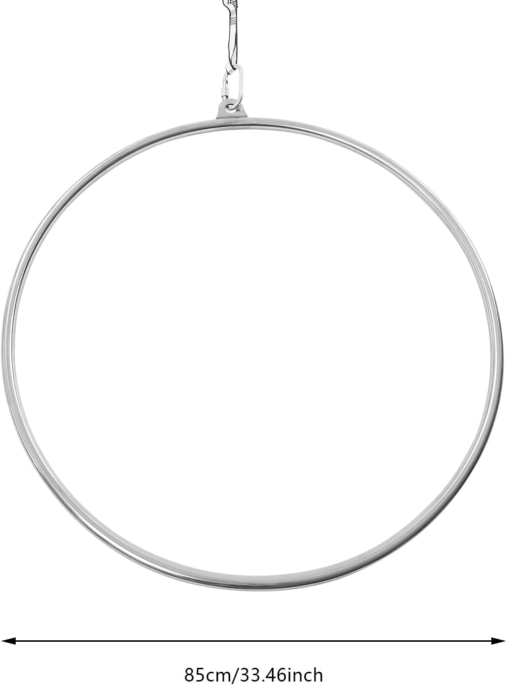Professional Aerial Hoop Lyra for Dance Studio Fitness, 85cm V168
