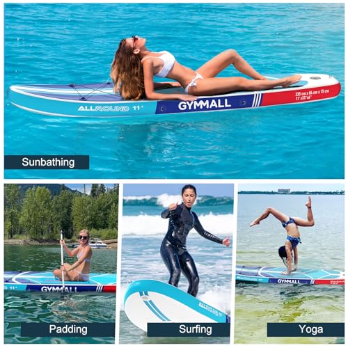 Inflatable Stand Up Paddle Board for Adults & Youth with Non-Slip Deck and Storage Bag M9527