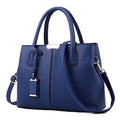 Covelin Women's Top-handle Cross Body Handbag Middle Size Purse Durable Leather Tote Bag