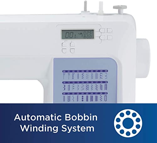 Brother CS5055 Computerized Sewing Machine, 60 Stitches, White T197