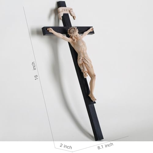 BC Catholic Crucifix Wall Cross 24" H Jesus Christ Indoor Home Decor Q2061