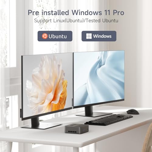 Bmax B1 Pro Mini PC, Fanless Intel N4000, 8GB RAM 128GB eMMC U854