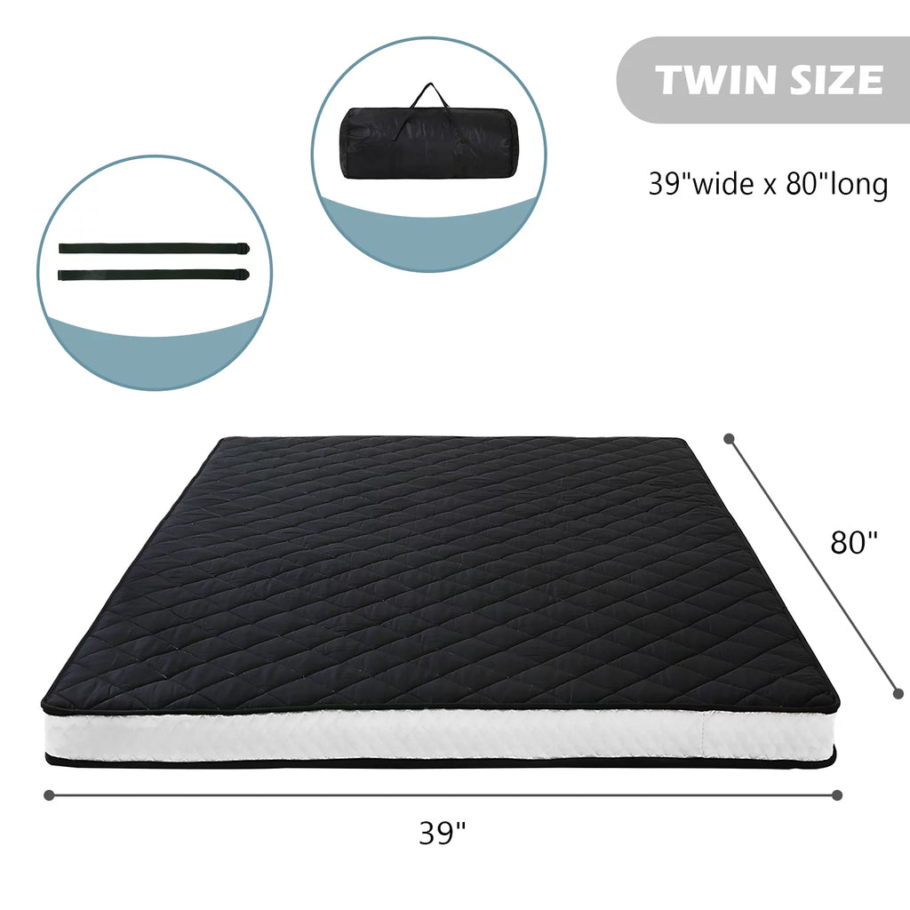 SLSY Futon Mattress, Extra Thick Padded Japanese Floor Mattress N509