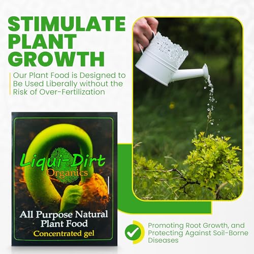 Liqui-Dirt Natural Plant Food Fertilizer All-Purpose NPK Plant Care, 600 Gallons P728268