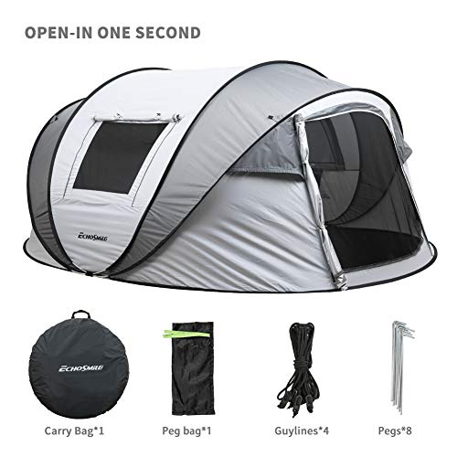 EchoSmile Instant Pop Up Tent, Water Resistant, Portable with Carry Bag E656