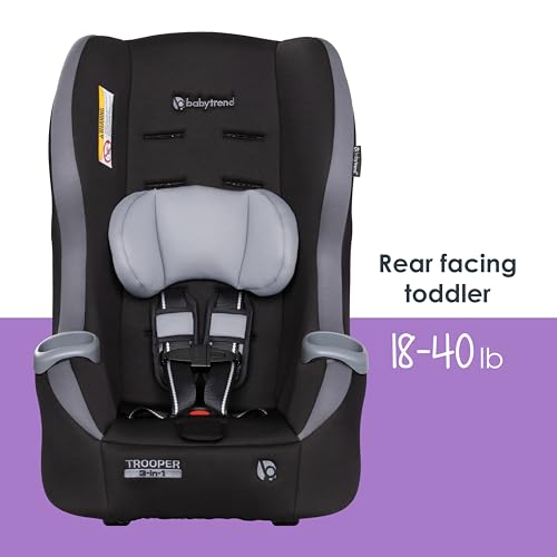 Baby Trend Trooper 3-in-1 Convertible Car Seat, Dash Black M532351