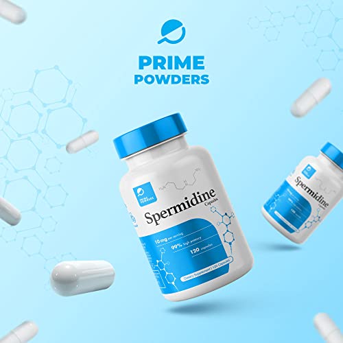Spermidine Capsules Gluten Free 99% Concentration for Anti-Aging DNA Telomere Support I3386