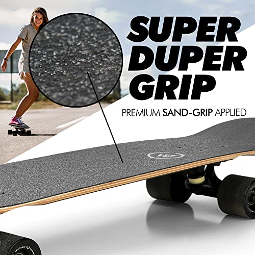Magneto Complete Skateboard 27.5" Canadian Maple Double Kick Deck for Kids, Teens & Adults P392415