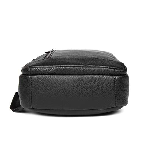 Polare Cowhide Leather Waterproof Sling Crossbody Bag for Men J51434