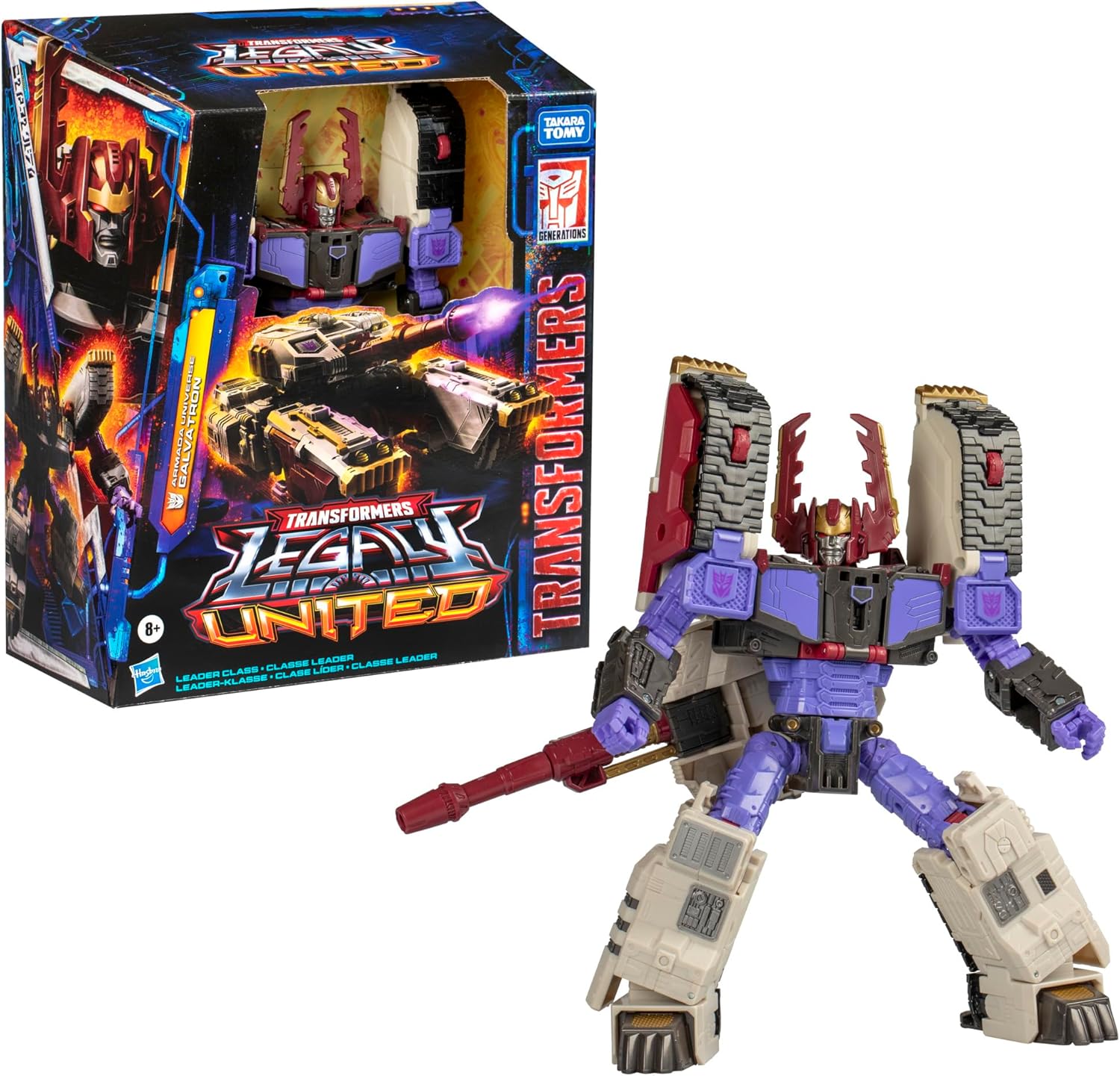 Transformers Legacy Evolution Leader Armada Galvatron Action Figure, 7-inch F636543