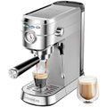 CASABREWS CM5418 Espresso Machine 20 Bar, Compact Espresso Maker with Milk Frother, Stainless Steel, Silver K680