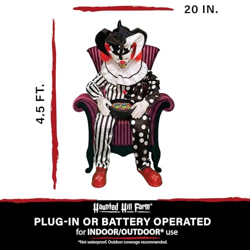 Haunted Hill Farm Soul Sucker Demon Reaper with Child by Tekky, Motion-Activated Halloween Animatronic Q202293