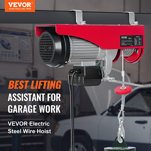 VEVOR Electric Hoist 2200LBS 110V with Remote Control Q127360