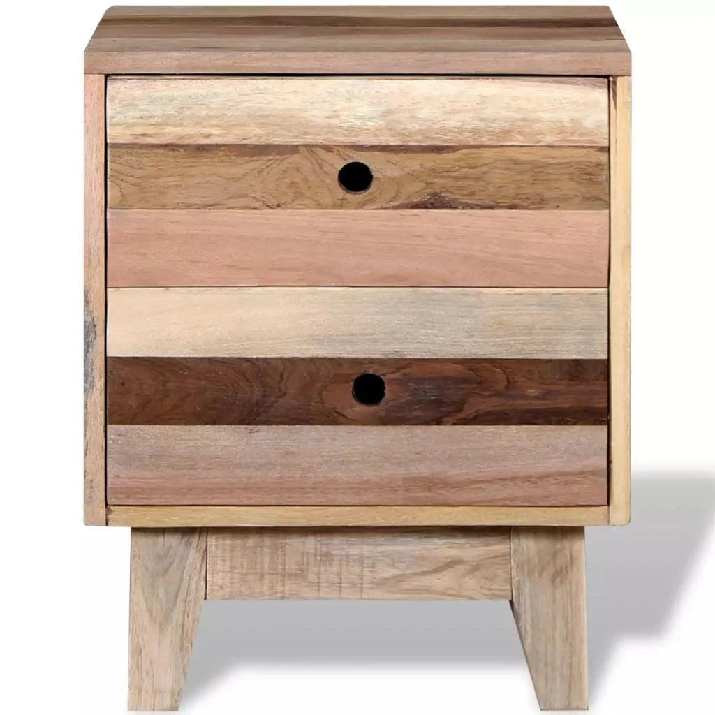 Solid Reclaimed Wood Bedside Cabinet C87052
