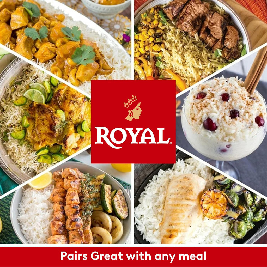 Royal White Basmati Rice 10 lbs (2 x 5 lb Bags) X31014
