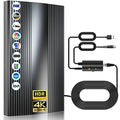 2024 Upgraded tv Antenna, 1000 Miles Long Range HDTV Antenna for Smart/Old tv Local Channels Best Rated Digital hd Antenna ultralink Indoor/Outdoor with Signal Amplifier & Long Thick Coaxial Cable