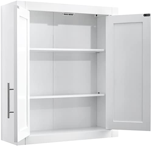 Crosley Furniture Savannah Wall Mounted Medicine Cabinet, White G910