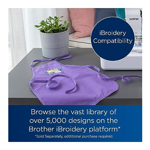 Brother Elite PE545 Computerized Embroidery Machine with Sewing Bundle Q513