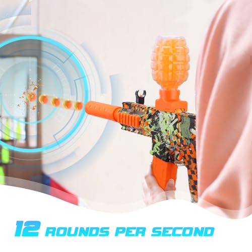 2 Pack Gel Splatter Blasters, Electric Auto Splatter Ball Toy for Ages 12+ M1927