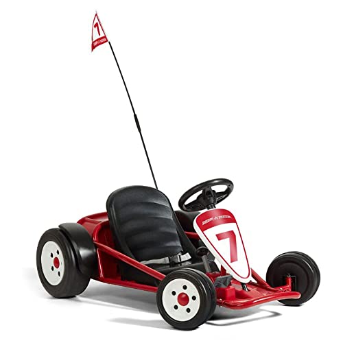 Radio Flyer Ultimate Go-Kart, 24V Pink Ride On Toy for Kids Ages 3-8 F82848